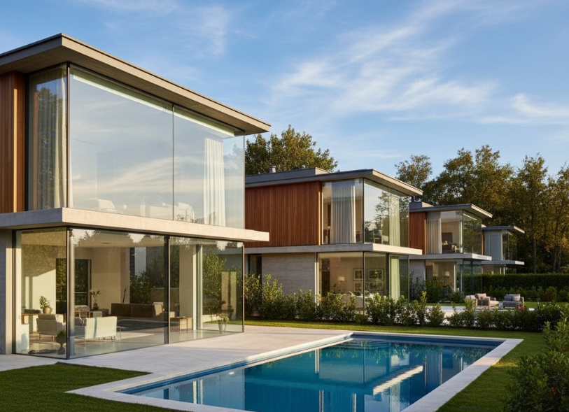 casas con cristaleras