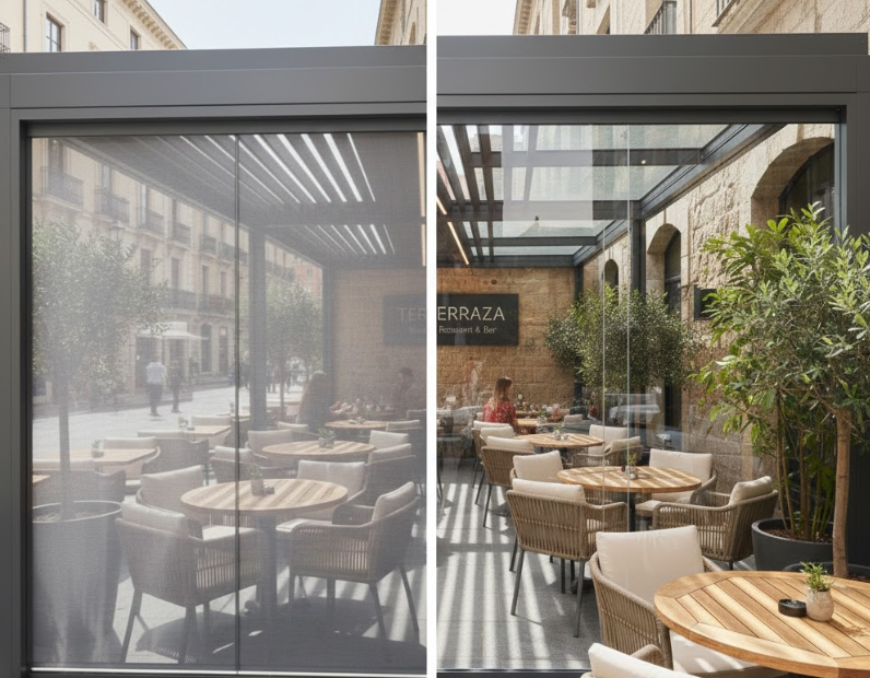 screen zip vs cerramiento