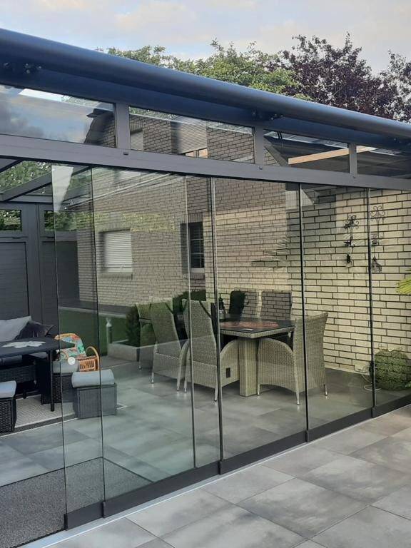 cortina movil de cristal