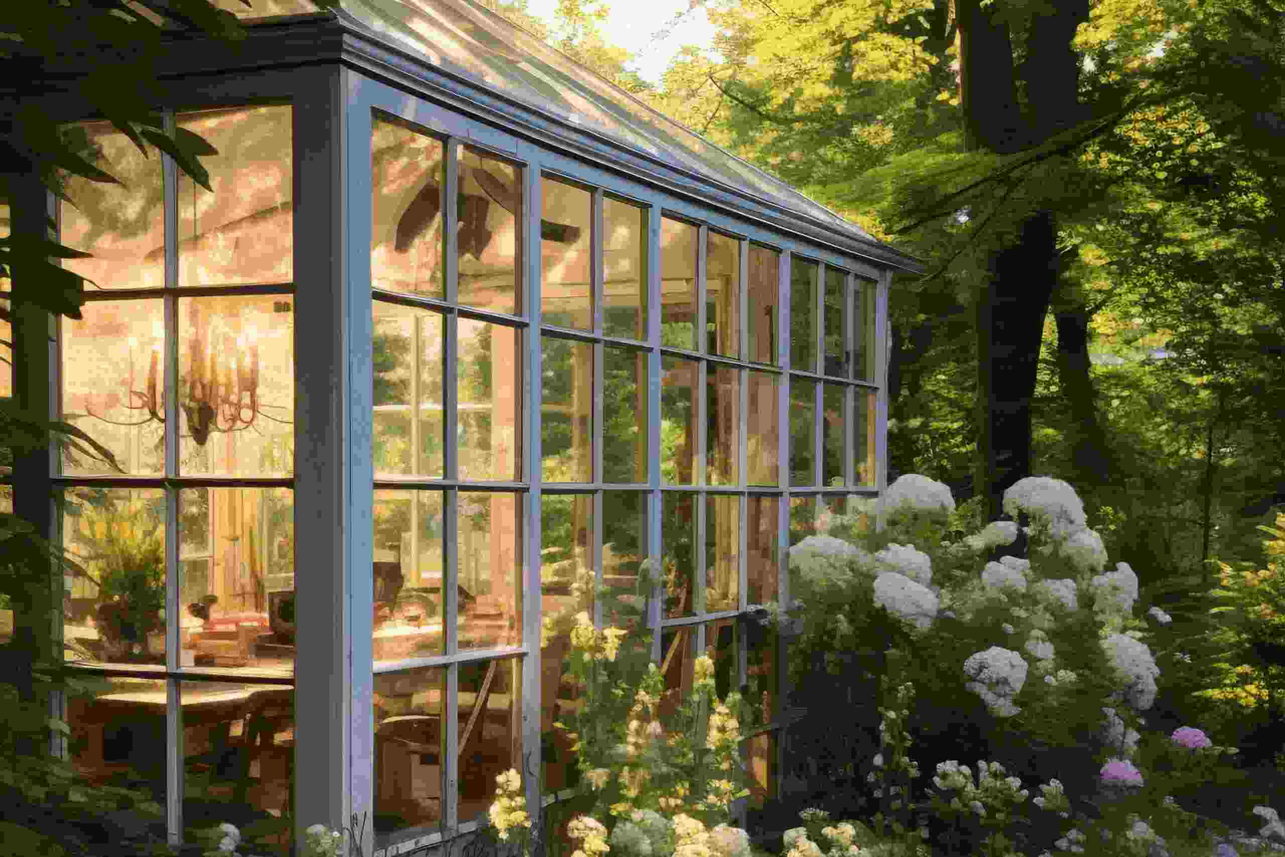 jardin puerta corredera